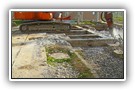 2012: Spargerea fundatiei autotrafo AT3 400kV cu excavator senilat cu picamer