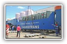 2012: Descarcarea autotrafo AT3 400kV de pe vagon tren CFR