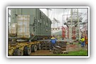2012: Descarcarea de pe trailer in statia Mintia a autotrafo AT3 400kV