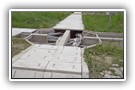 2013: Acoperirea canalelor noi cu dale de beton